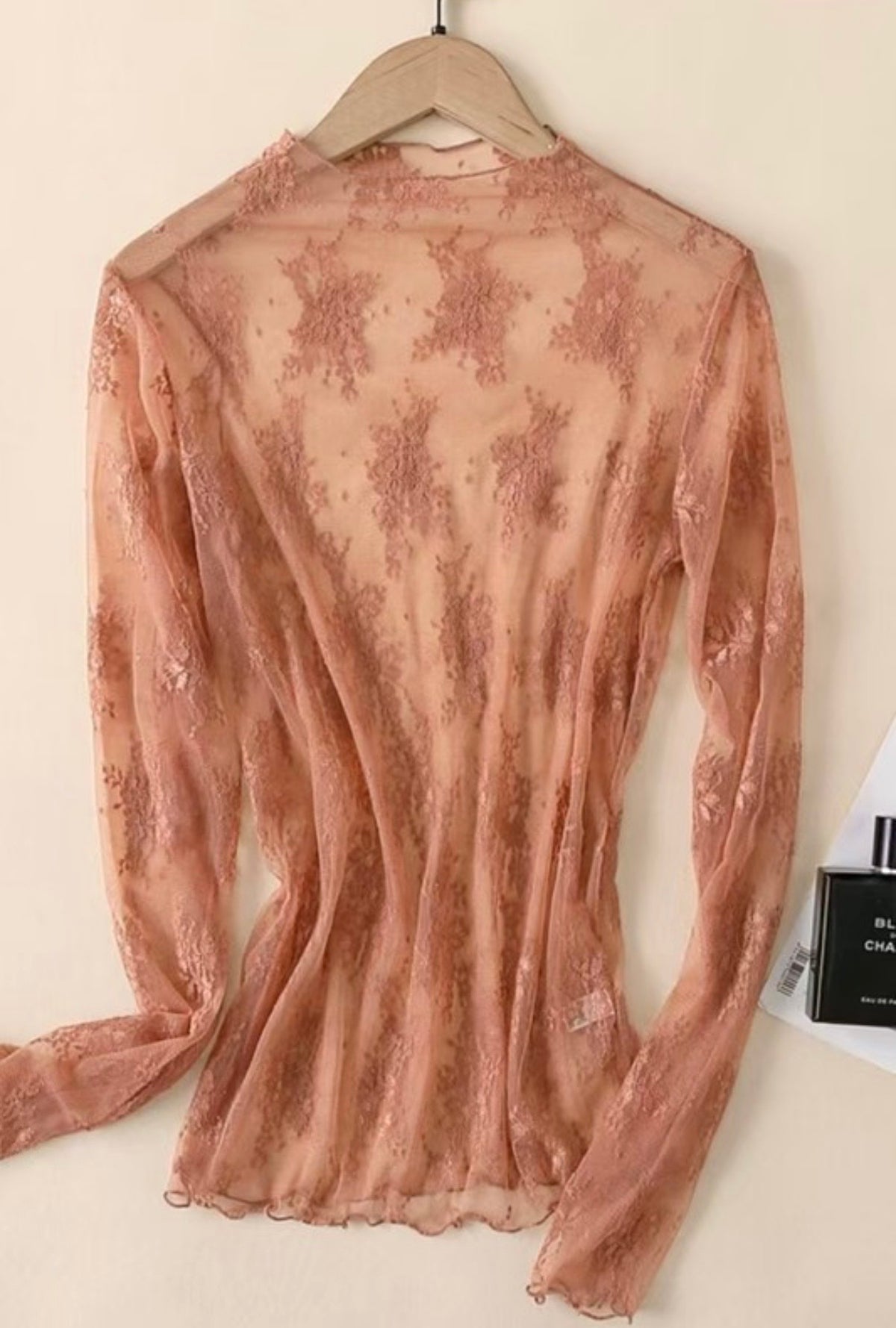 Lace Sheer Long Sleeve