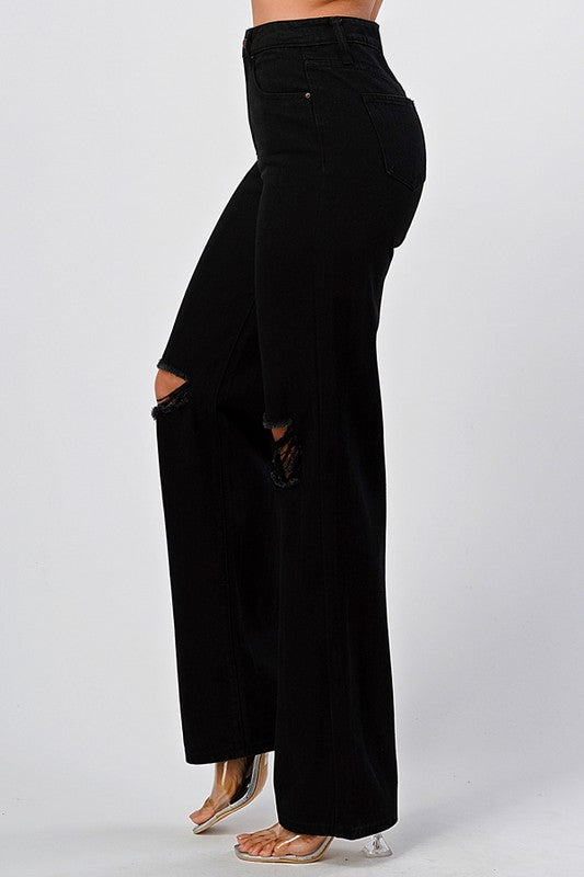 El Novio Wide Leg Jeans