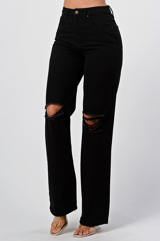 El Novio Wide Leg Jeans