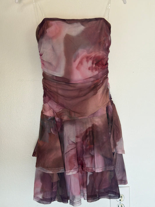 Pink Sunset Tube Dress