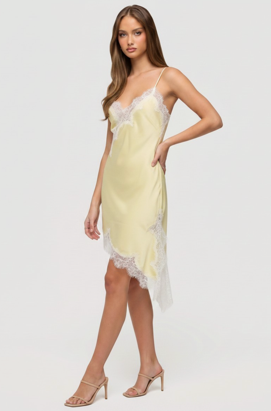 LUXE Lace Slip Dress